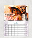 2026 Calendar - Be Strong, Be Brave, Be Fearless