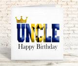 Barbados Flag Birthday Card
