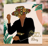 Black Woman Mother's Day Card