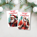 Black Santa Christmas Decoration