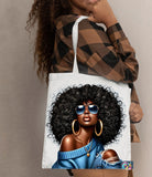 Afro Diva - Blue Tote Bag