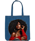 Afro Diva - Blue Tote Bag
