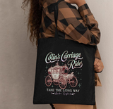 Colin Carriage Ride Bridgerton Tote Bag