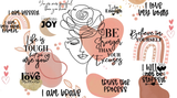 Stronger Than Your Excuses Affirmation 20oz Skinny Tumbler