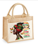 I Am The Storm Jute Bag