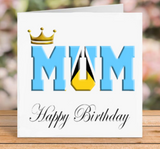 St Lucia Flag Birthday Card