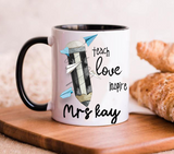 Black Pencil Teach Love Inspire Mug