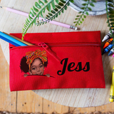 Black Girl Pencil Case