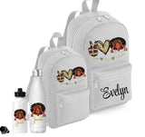 Peace Love Melanin Backpack Set