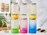 Black Woman Affirmation Libbey Can Glass