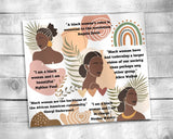 Black Woman Quotes 20oz Skinny Tumbler