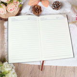 Black Woman Vegan Leather Notebook
