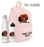 Black Girl Lunch Bag and Water Bottle Set