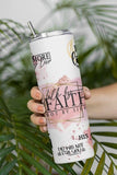Walk By Faith Bible Verse 20oz Skinny Tumbler
