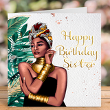 Black Empress Greeting Card