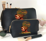 Black Phenomenal Woman Leather Style Accessory Bag