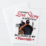 King and Queen Couple Greeting Card