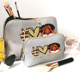 Peace Love Melanin Vegan Leather Accessory Bag