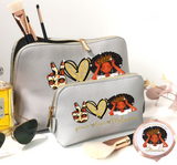 Peace Love Melanin Vegan Leather Accessory Bag