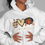 Peace Love Melanin Hoodie