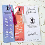 Bridgerton Quote Bookmark