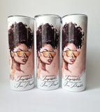 I'm Possible Black Woman Affirmation 20oz Skinny Tumbler
