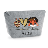 Peace Love Melanin Accessory Bag