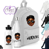 Black Boy Backpack Set