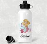 Personalised Mermaid Aluminium Water Bottle