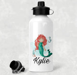 Personalised Mermaid Aluminium Water Bottle