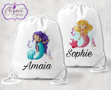 Personalised Mermaid P.E Bag