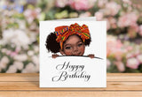 Kente Girl Enamel Mug