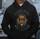 Lion Black King - Your Approval Isn't Needed Hoodie