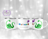 Dinosaur Enamel Mug