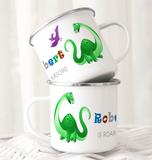Dinosaur Enamel Mug
