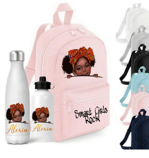 Little black girl bookbags outlet