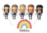 Teacher Glitter Rainbow Tote Bag
