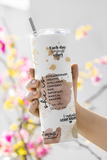 She Is Me Affirmation 20oz Skinny Tumbler