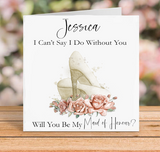 Bridal Party Proposal Card