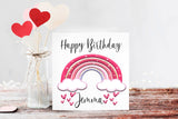 Heart Rainbow Valentines Enamel Mug