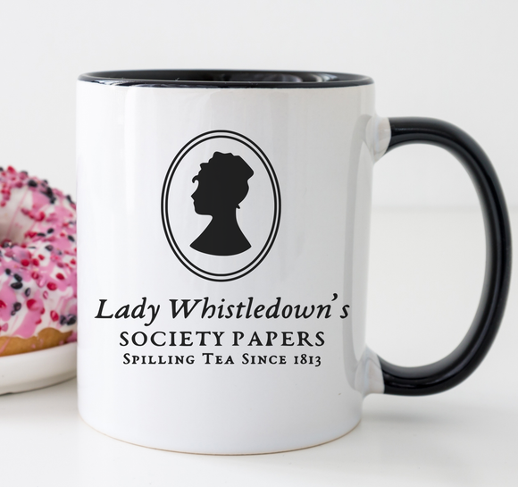 Mugs, tops, cards and bookmarks gifts inspired by Bridgerton TV series