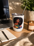 Curls And Culture Woman 12oz Tumbler