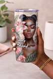 Simply Blessed Black Woman 20oz Tumbler l