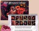 2024 Affirmation Calendar - Strong Women