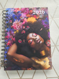 A5 2026 Hardcover Diary - Strong Woman Bloom