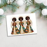 Black Angels & Wise Men Christmas Card Pack