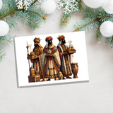 Black Angels & Wise Men Christmas Card Pack
