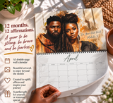 2027 Calendar - Be Strong, Be Brave, Be Fearless