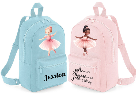 Ballerina Girl Backpack