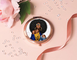 Curls And Culture Compact Mirror